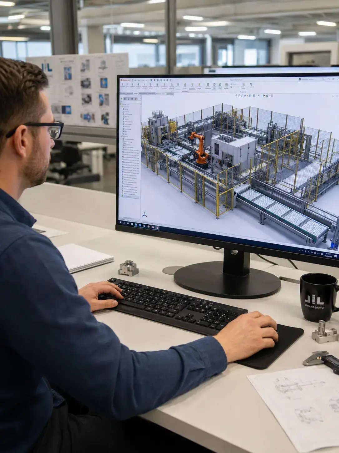 Mechanical Designer CAD Drawing Machine Part Design