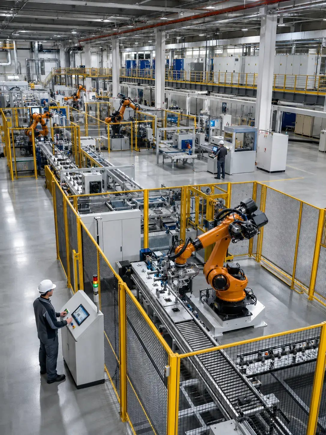 Modern factory production line 3