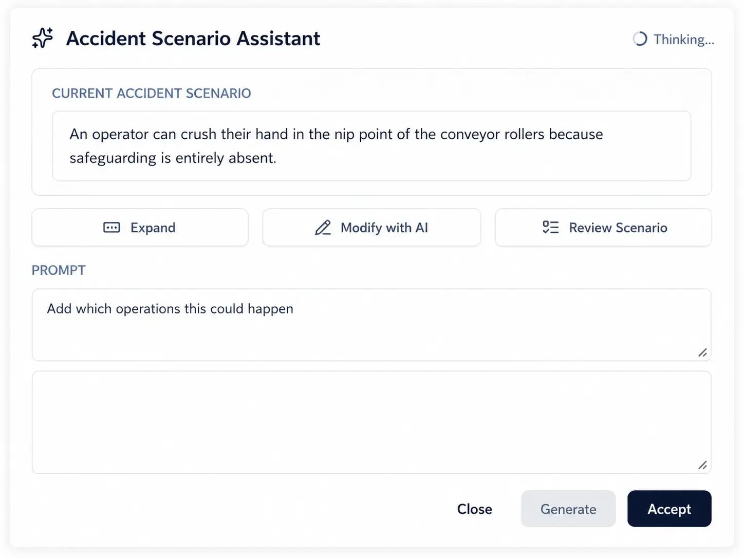 Refine accident scenarios with HazardLens AI