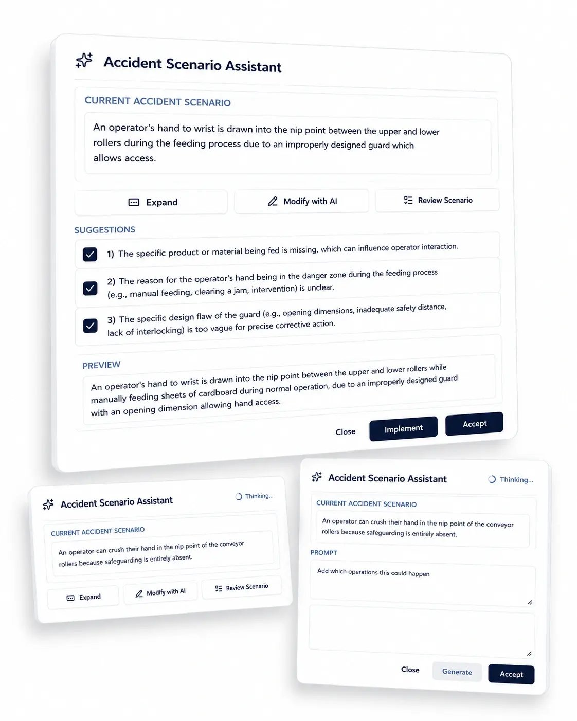 Accident Scenario Assistant